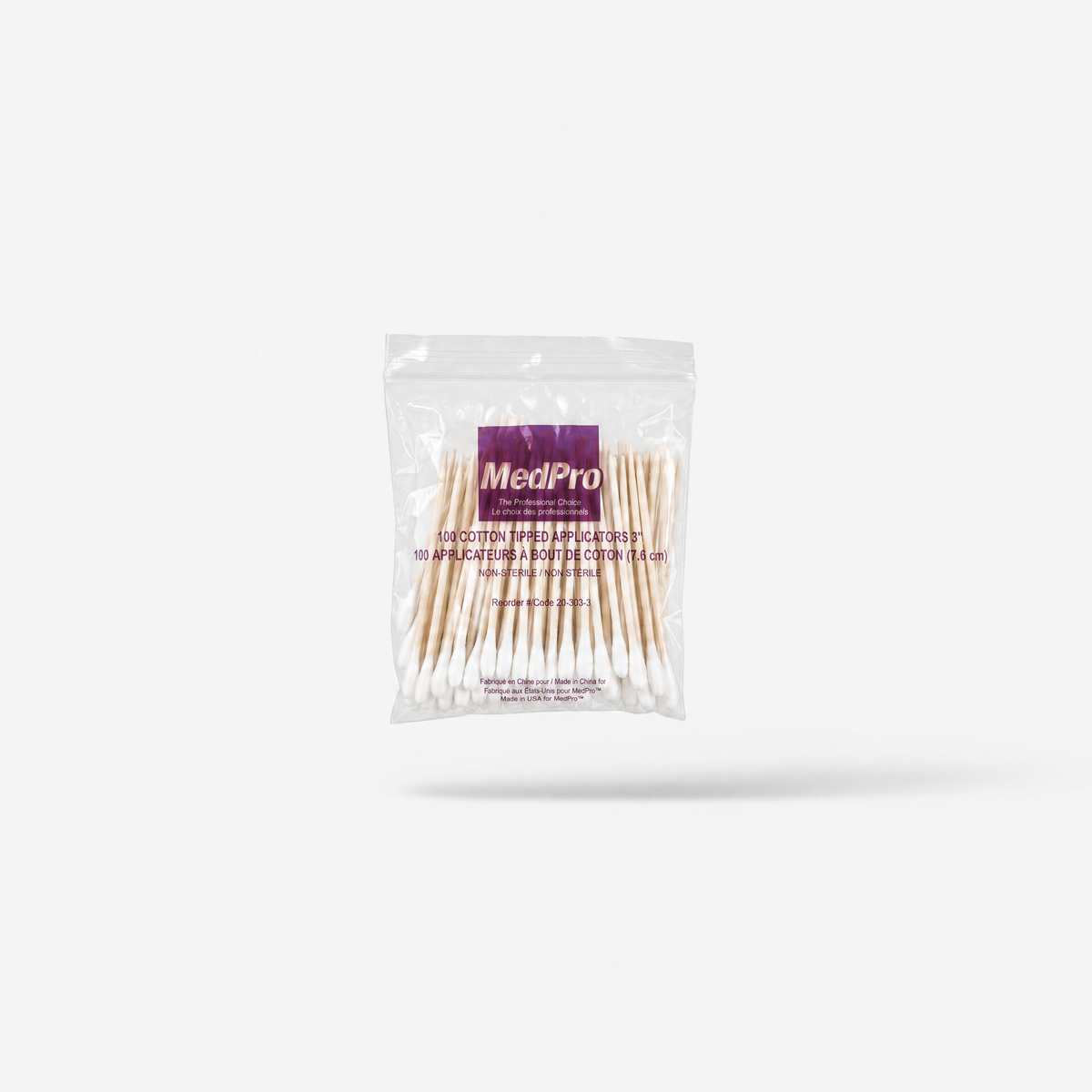 MedPro 3In. Cotton Tipped Applicators