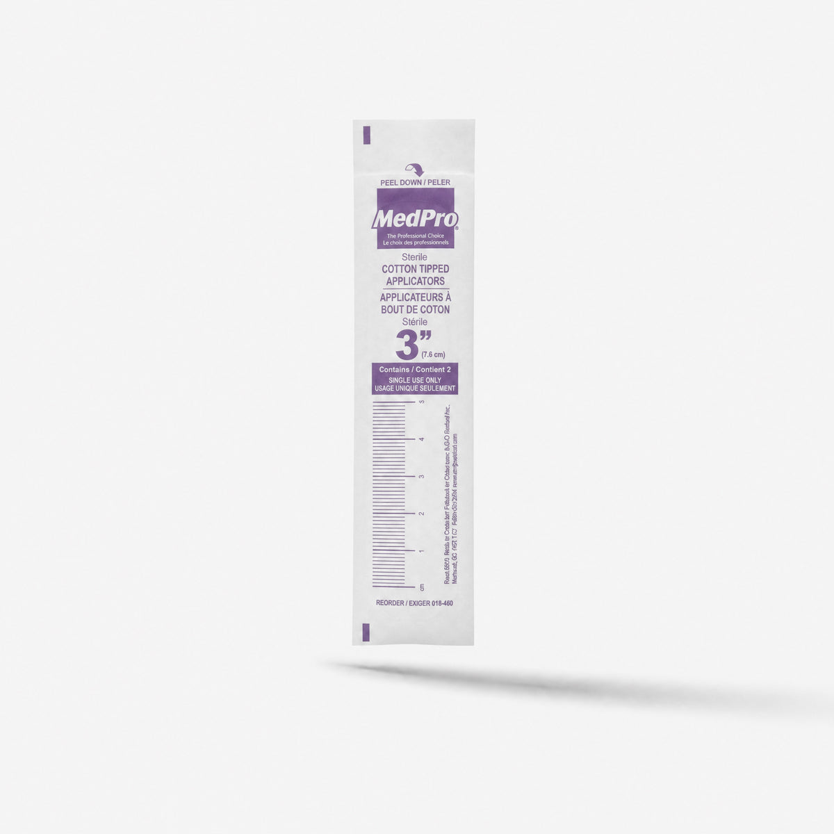 MedPro 3In. Cotton Tipped Applicators