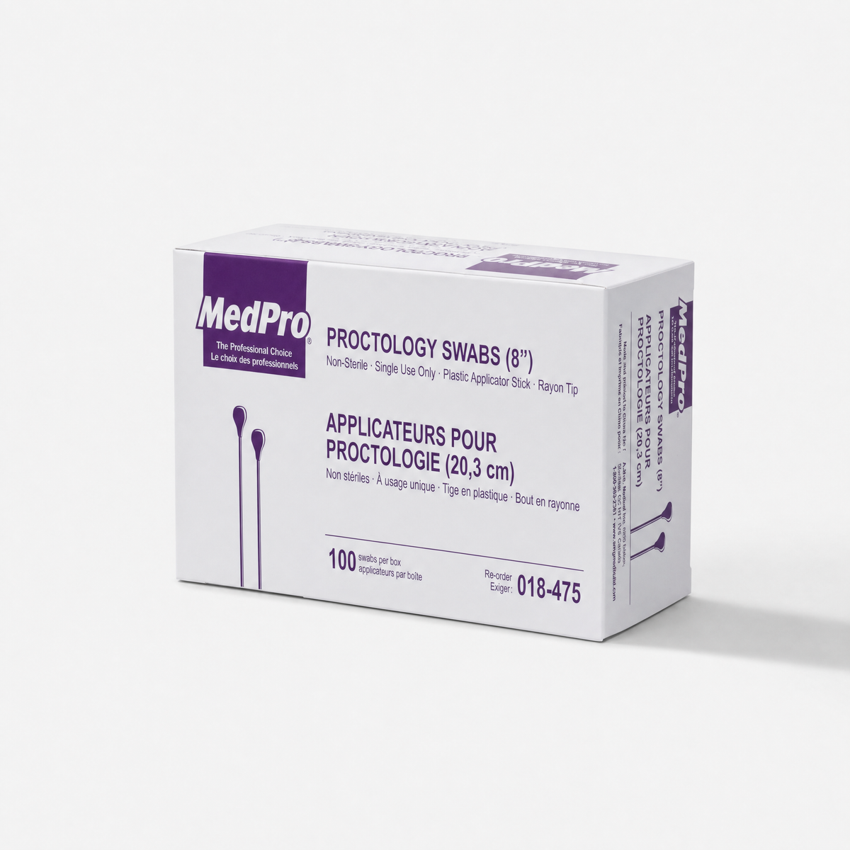 MedPro Plastic Proctology Swabs