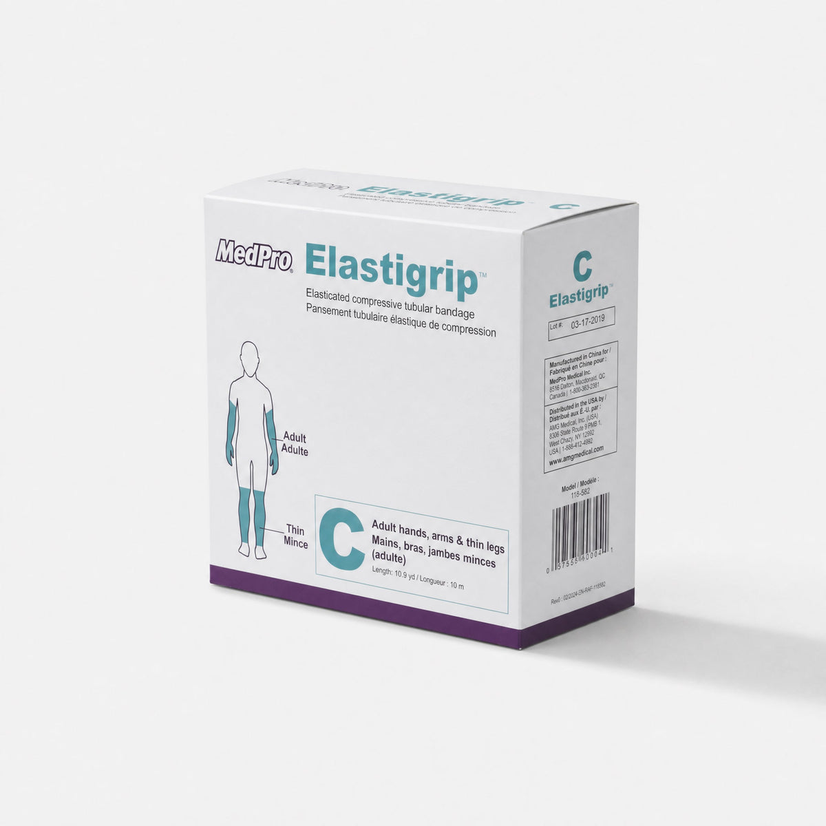 Bandes de compression tubulaires élastiques MedPro Elastigrip