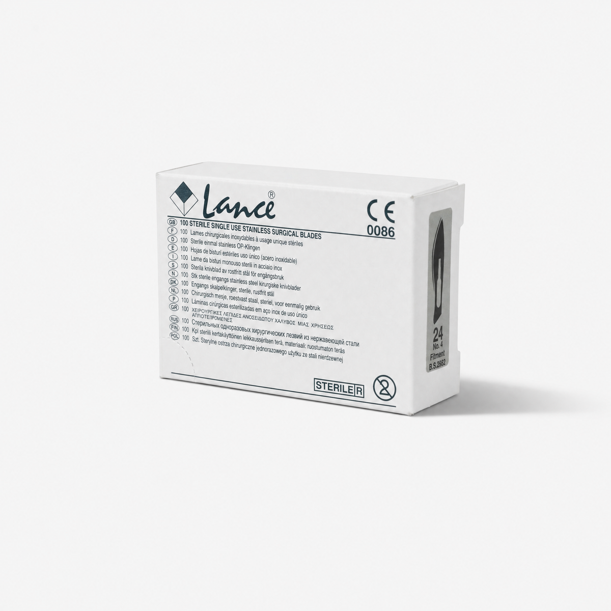 Lames de scalpel en acier inoxydable Lance