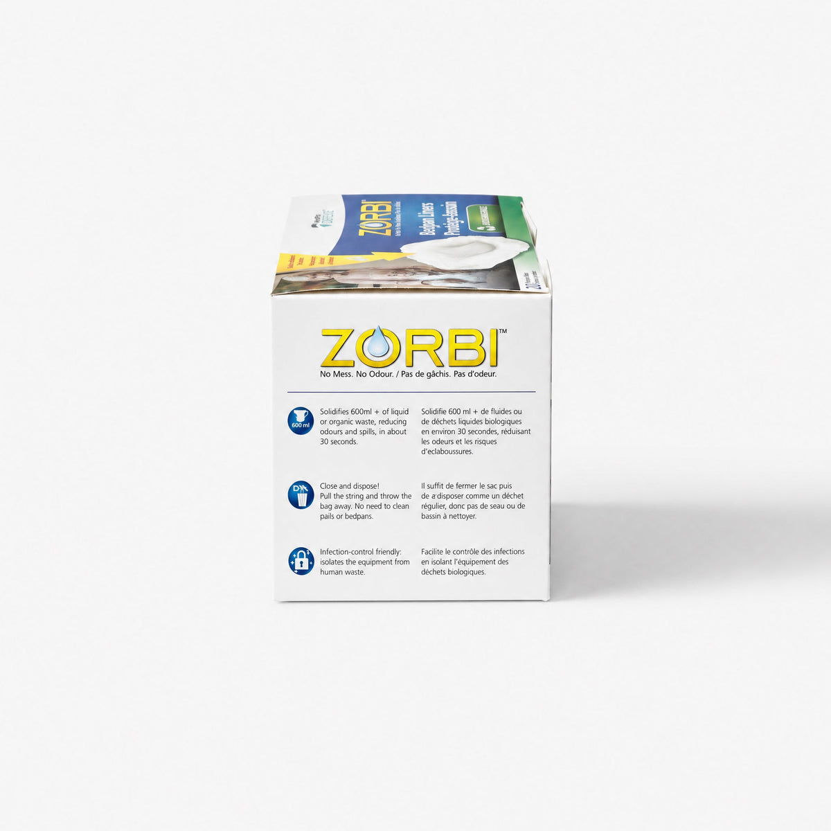 Protections pour bassin hygiénique Zorbi