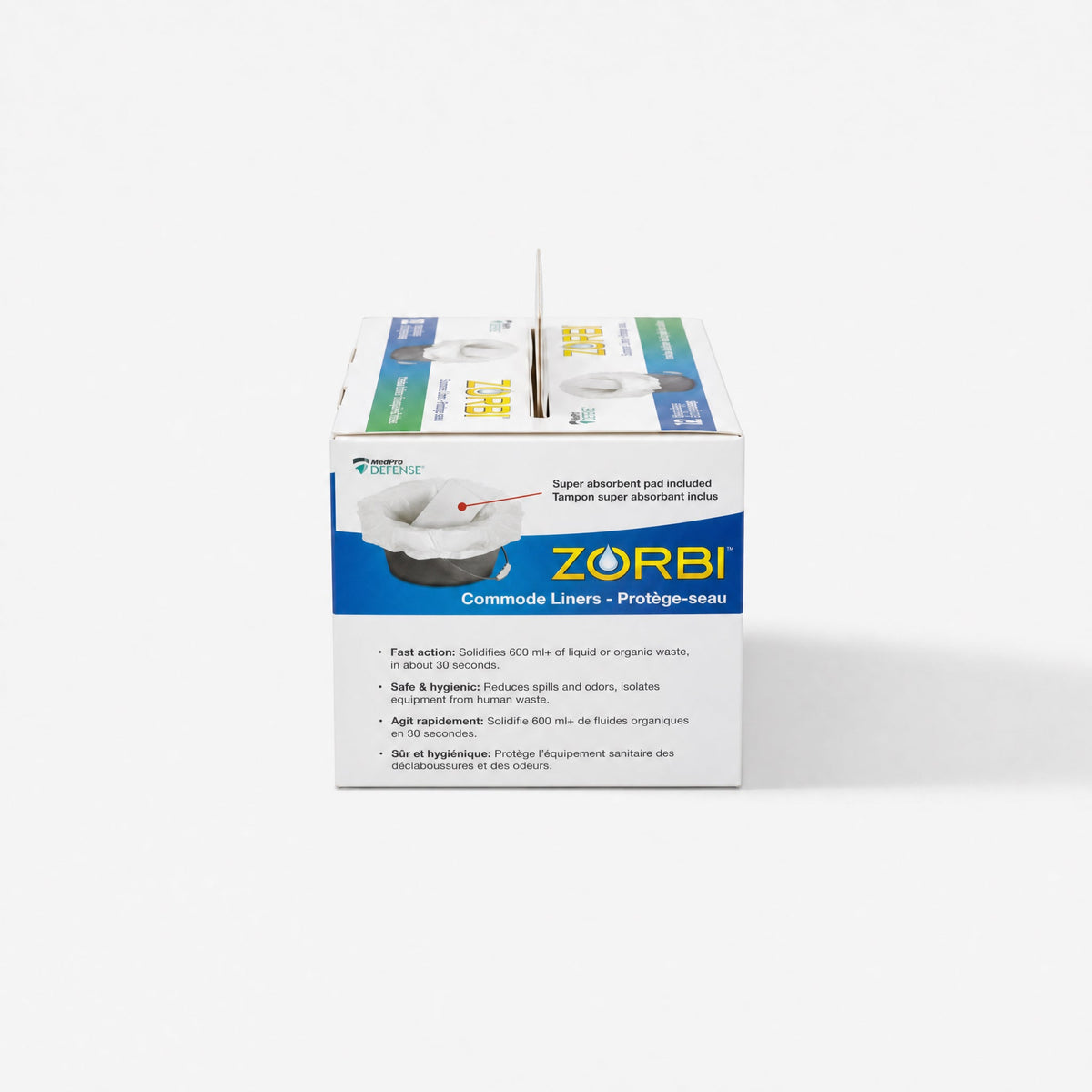 Zorbi Commode Liners: 100% PCR