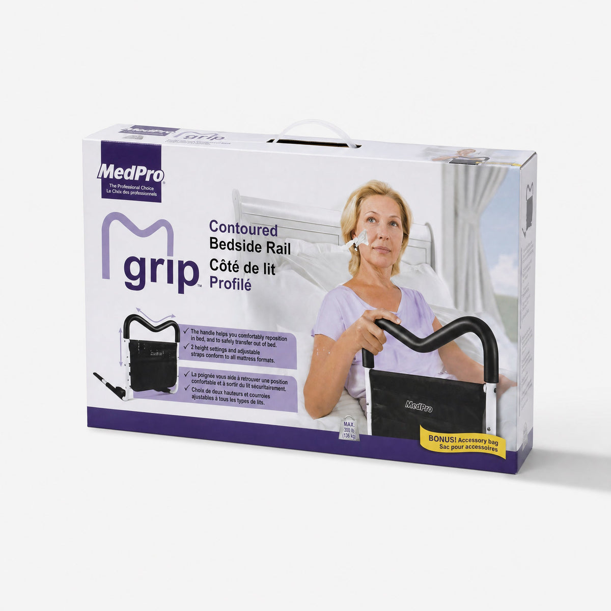 MedPro M-Grip Contoured Bedside Rail