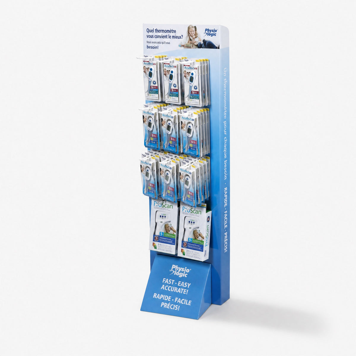 Physio Logic Thermometer Merchandiser - Contains 44 Units
