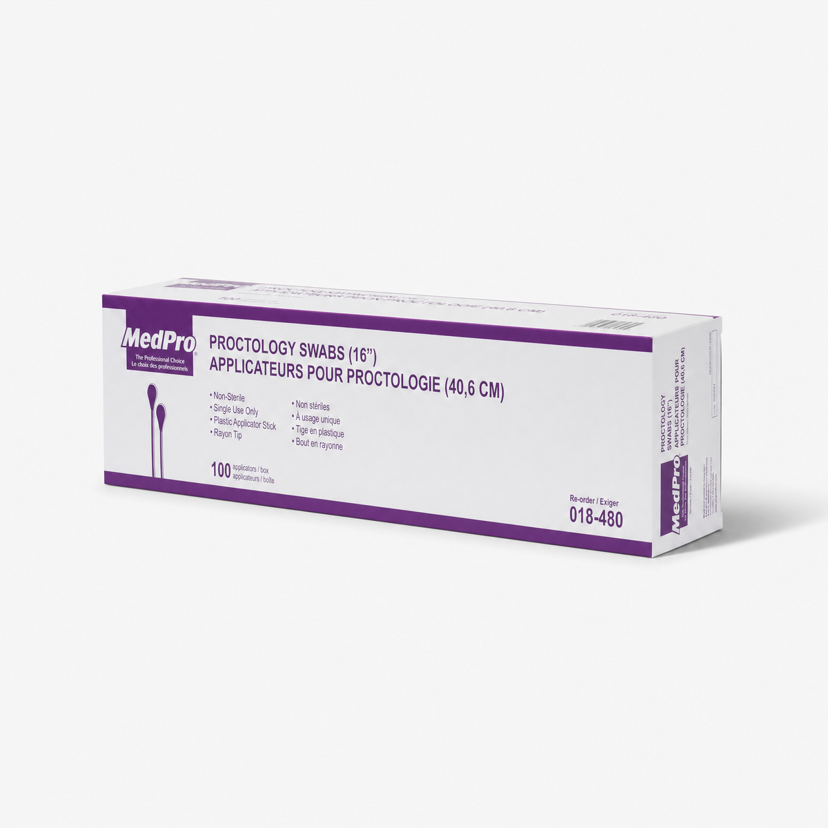 MedPro Plastic Proctology Swabs