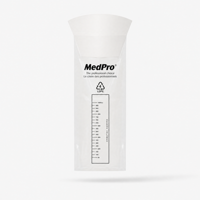 MedPro Vomit Bag — Single Use, Transparent, 1 L