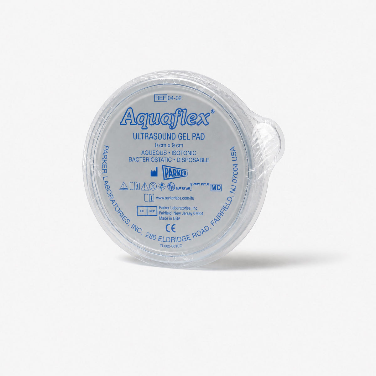 Coussinets de gel pour échographie Parker Aquaflex — Jetables, 2 cm x 9 cm