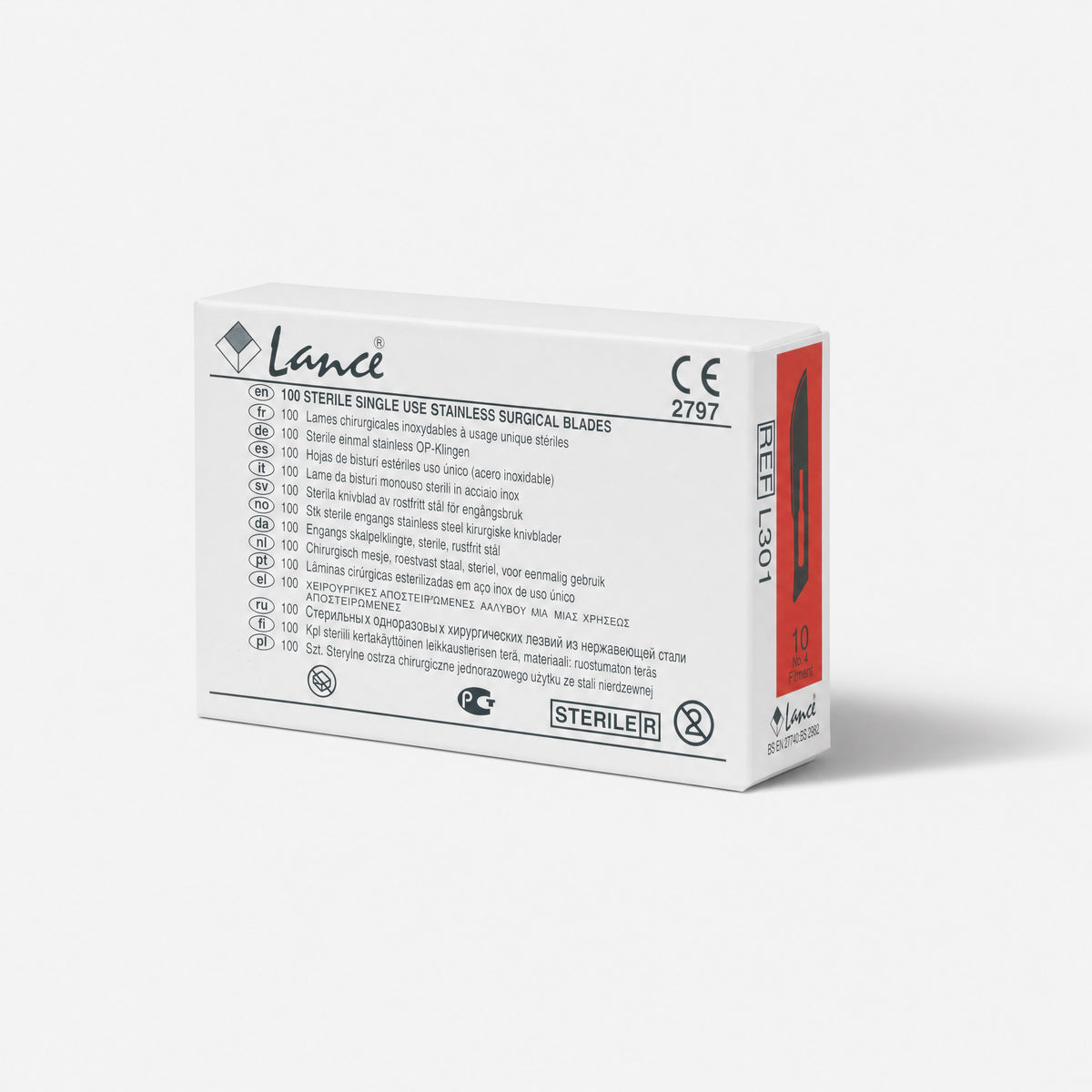 Lames de scalpel en acier inoxydable Lance