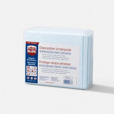 Alèses jetables UltraBlok, absorption régulière