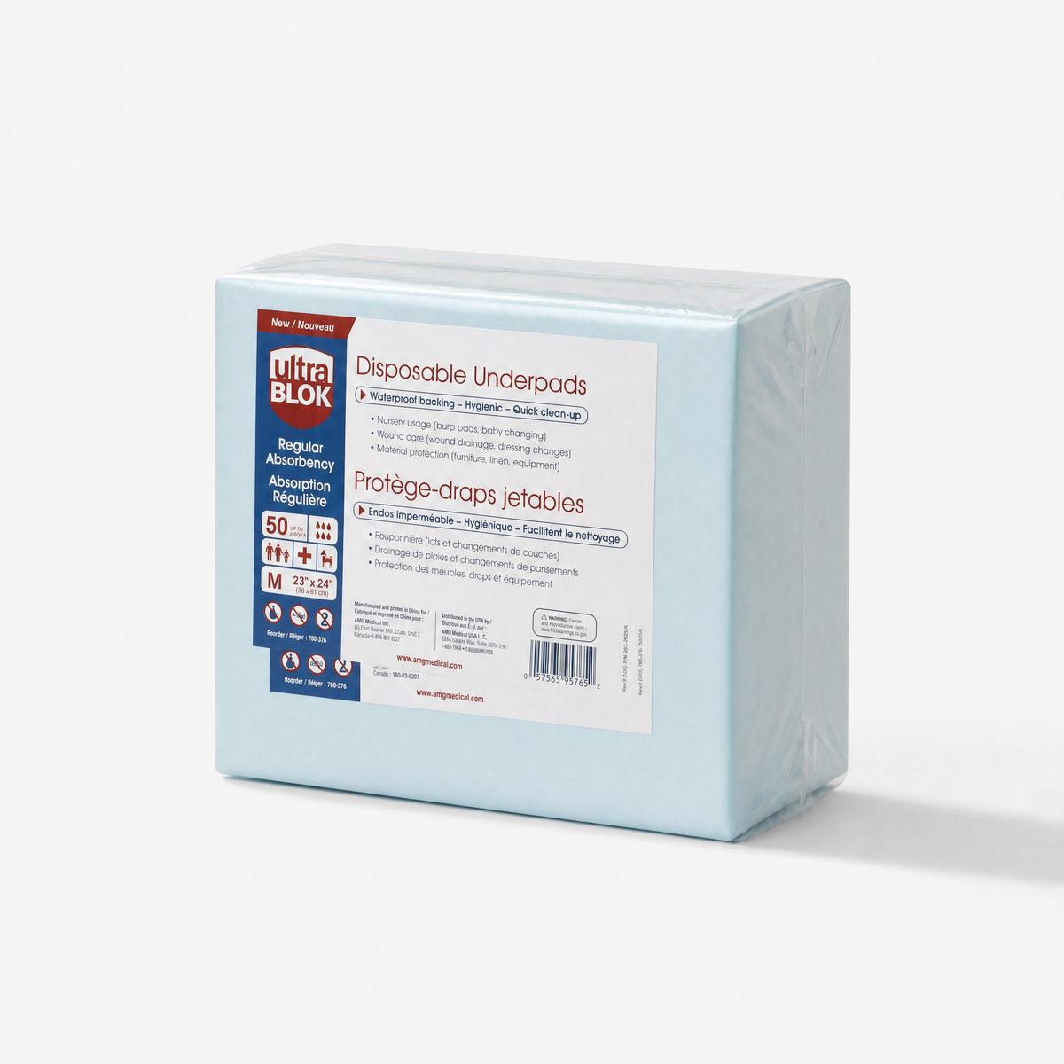 Alèses jetables UltraBlok, absorption régulière